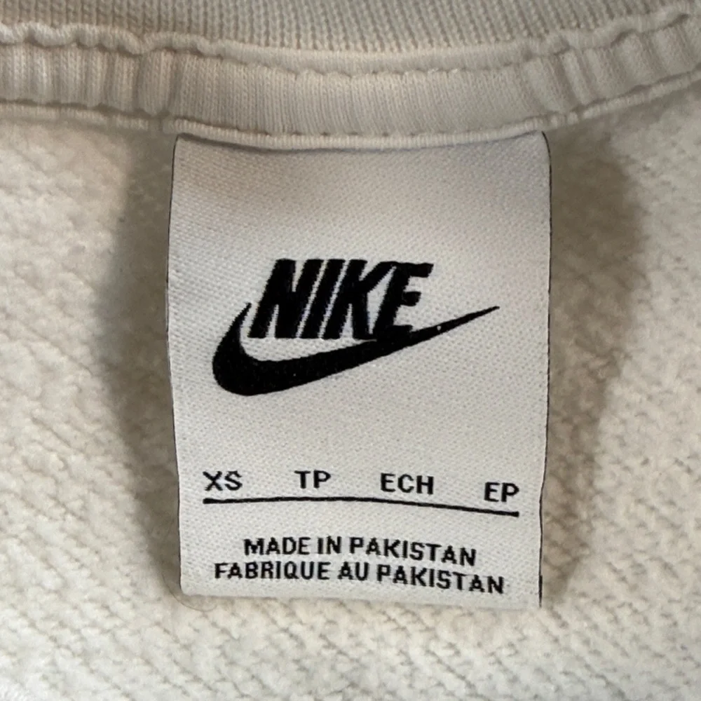 Nike Classic White Crewneck Sweater